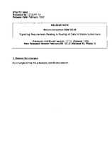 ETSI GTS 03.04-V3.1.0 (1.1.1995)