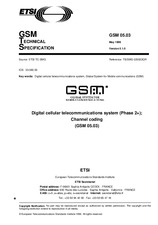 ETSI GTS GSM 05.03-V5.1.0 (30.5.1996)
