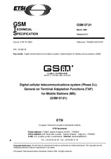ETSI GTS GSM 07.01-V5.0.1 (15.4.1996)
