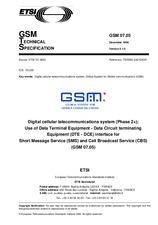 ETSI GTS GSM 07.05-V5.1.0 (15.12.1996)