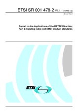 ETSI SR 001478-2-V1.1.1 (15.12.1999)