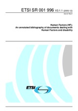ETSI SR 001996-V3.1.1 (12.12.2005)