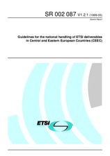 ETSI SR 002087-V1.2.1 (20.5.1999)