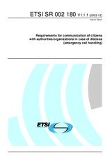 ETSI SR 002180-V1.1.1 (17.12.2003)