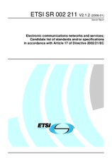 ETSI SR 002211-V2.1.2 (12.1.2006)