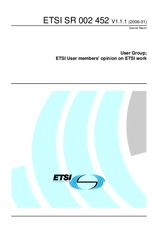 ETSI SR 002452-V1.1.1 (6.1.2006)