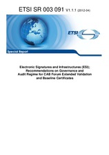 ETSI SR 003091-V1.1.1 (11.4.2012)