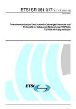 ETSI SR 081017-V1.1.1 (27.3.2007)