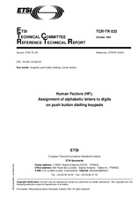 ETSI TCRTR 023-ed.1 (31.10.1994)