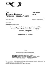 ETSI TCRTR 048-ed.1 (15.6.1996)