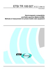 ETSI TR 100027-V1.2.1 (24.12.1999)