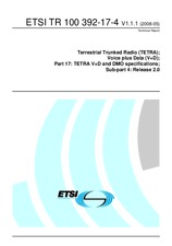 ETSI TR 100392-17-4-V1.1.1 (30.5.2008)
