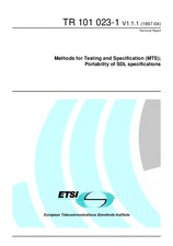 ETSI TR 101023-1-V1.1.1 (30.4.1997)