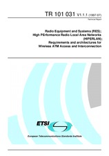 ETSI TR 101031-V1.1.1 (30.7.1997)