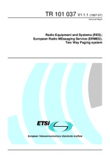 ETSI TR 101037-V1.1.1 (30.7.1997)