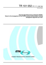 ETSI TR 101052-V1.1.1 (15.6.1997)