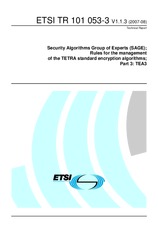 ETSI TR 101053-3-V1.1.3 (9.8.2007)