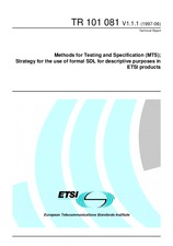 ETSI TR 101081-V1.1.1 (30.6.1997)