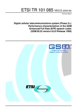 ETSI TR 101085-V8.0.0 (28.6.2000)
