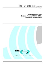 ETSI TR 101088-V1.1.1 (31.8.1997)