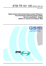 ETSI TR 101105-V8.0.0 (30.5.2001)