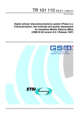 ETSI TR 101110-V6.0.1 (31.7.1998)
