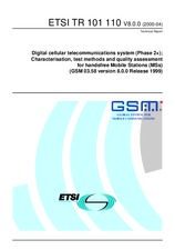 ETSI TR 101110-V8.0.0 (2.5.2000)