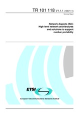 ETSI TR 101118-V1.1.1 (30.11.1997)