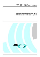ETSI TR 101182-V1.1.1 (3.8.1998)