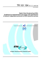 ETSI TR 101194-V1.1.1 (30.6.1997)
