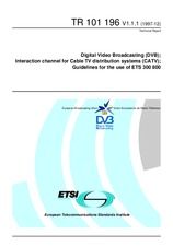 ETSI TR 101196-V1.1.1 (15.12.1997)