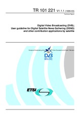 ETSI TR 101221-V1.1.1 (19.3.1999)