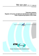 ETSI TR 101231-V1.1.1 (28.2.1998)