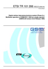 ETSI TR 101266-V8.0.0 (28.4.2000)