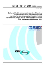 ETSI TR 101294-V8.0.0 (28.6.2000)