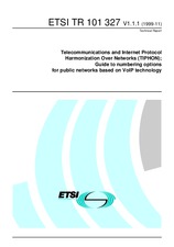 ETSI TR 101327-V1.1.1 (22.11.1999)