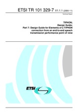 ETSI TR 101329-7-V1.1.1 (17.11.2000)