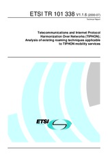 ETSI TR 101338-V1.1.6 (18.7.2000)