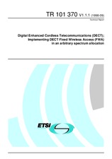 ETSI TR 101370-V1.1.1 (30.9.1998)