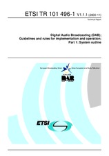 ETSI TR 101496-1-V1.1.1 (7.11.2000)