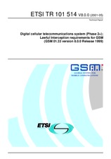 ETSI TR 101514-V8.0.0 (31.5.2001)