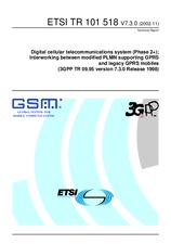 ETSI TR 101518-V7.3.0 (30.11.2002)