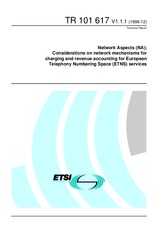 ETSI TR 101617-V1.1.1 (7.12.1998)