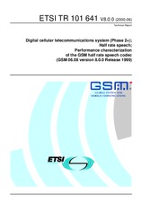 ETSI TR 101641-V8.0.0 (27.6.2000)
