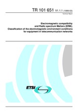 ETSI TR 101651-V1.1.1 (17.3.1999)