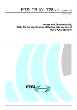 ETSI TR 101728-V1.1.1 (14.12.2000)