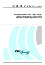 ETSI TR 101740-V1.1.1 (24.8.1999)