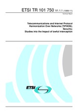 ETSI TR 101750-V1.1.1 (15.11.1999)