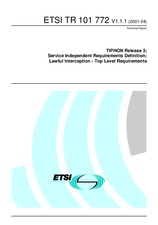 ETSI TR 101772-V1.1.1 (27.4.2001)