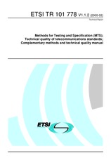 ETSI TR 101778-V1.1.2 (8.2.2000)